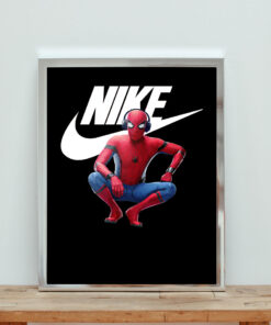 Spiderman With Headphone Aesthetic Wall Poster