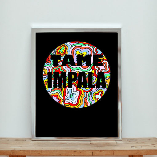 Tame Impala Psychadelic Aesthetic Wall Poster