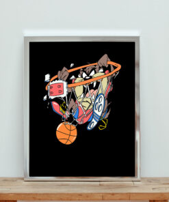 Tazmania Basketball Aesthetic Wall Poster