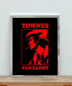 Townes Van Zandt Vintage Aesthetic Wall Poster