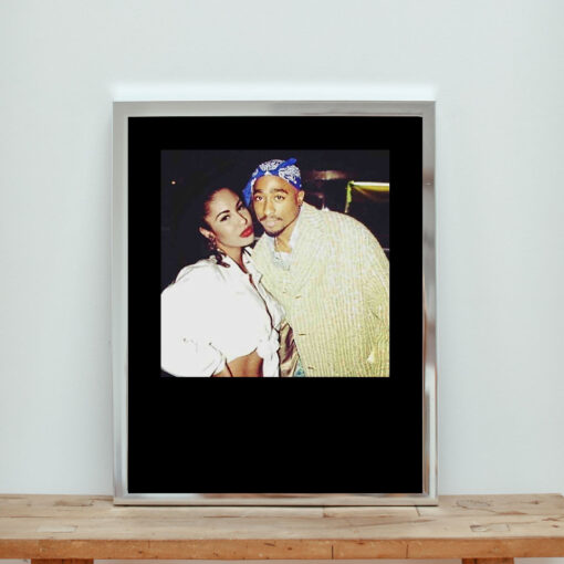 Tupac And Selena Quintanilla Aesthetic Wall Poster