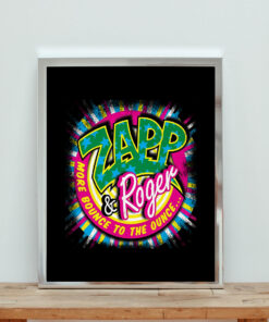 Zapp Roger Funk Band Music Funny Aesthetic Wall Poster